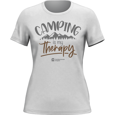 Camping Is My Therapy T-Shirt for Women